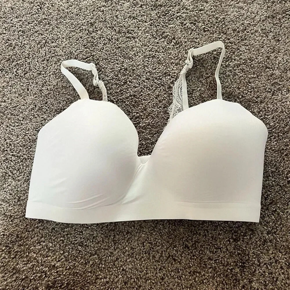 Soma Other - Soma Women's Enbliss Luxe Wireless Lace J‎ Hook Bra 42D White 79984 Smoothing